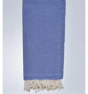 Jeté flammé bleu lavande 270*200 