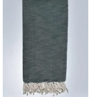 Jeté flammé vert militaire 270*200 