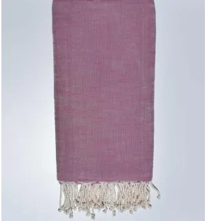 Jeté flammé vieux rose 270*200 