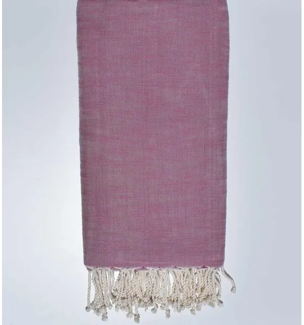 Jeté flammé vieux rose 270*200 