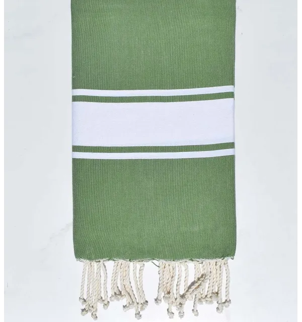 Fouta Plate vert avocat Fouta Tunisia - 1