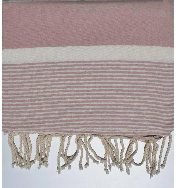 Jeté 1.5*2.5m rose thé - 1