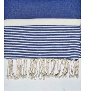 Jeté moyenne 1.5*2.5m bleu jean  - 1