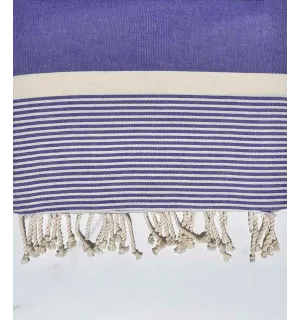 Jeté moyenne 1.5*2.5m bleu lavande foncé  - 1