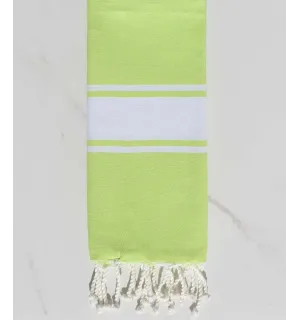 Fouta enfant vert lime Fouta Tunisia - 1