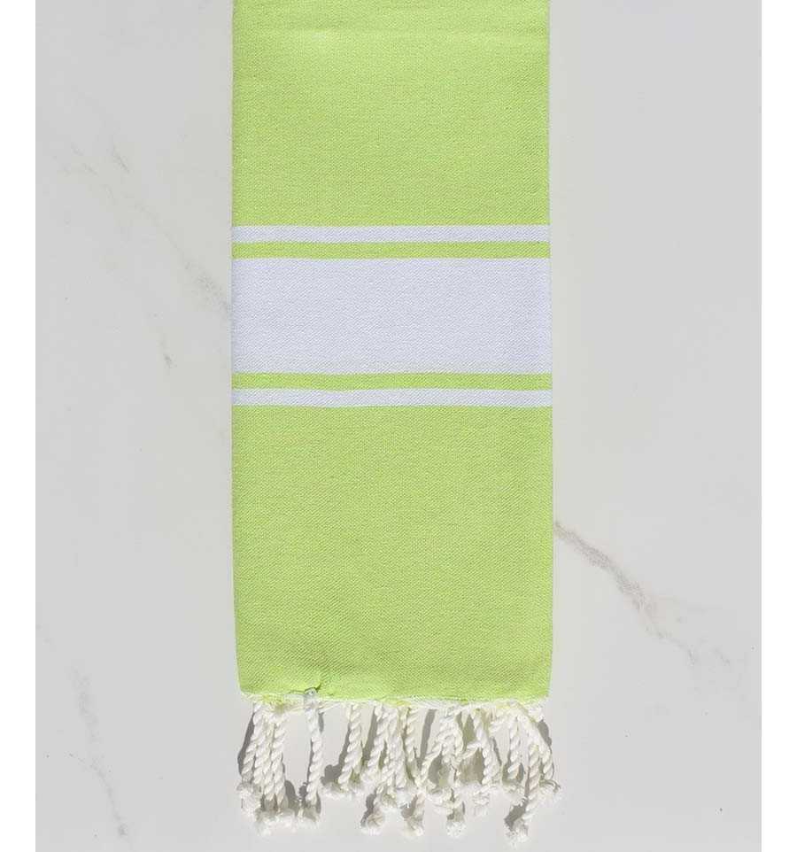 Fouta enfant vert lime