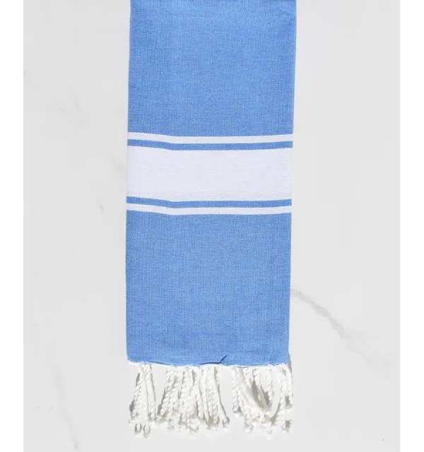 Fouta enfant bleu - 1