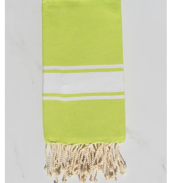Fouta Plate vert anis Fouta Tunisia - 1