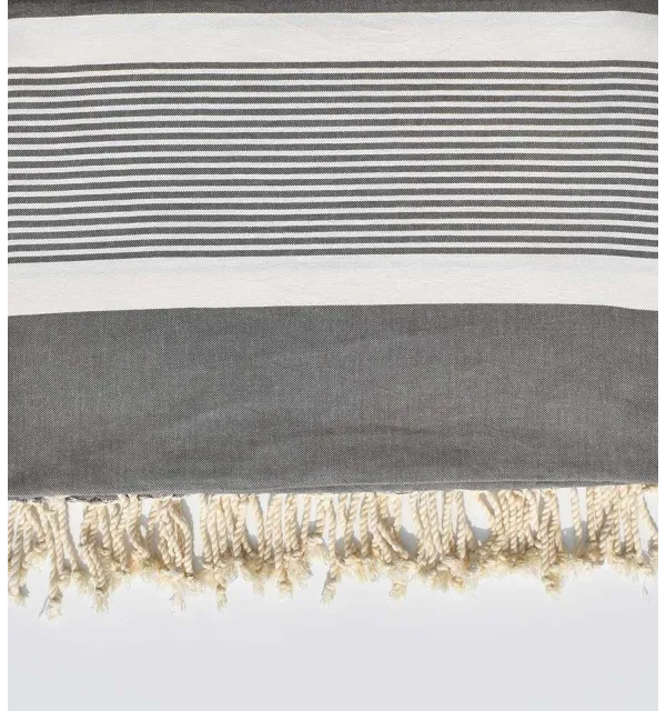 Jeté gris taupe 2m*2.80m - 1
