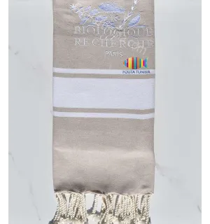 Fouta plate brodée biologique recherche Fouta Tunisia - 1