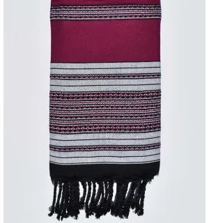 Fouta arabesque prune Fouta Tunisia - 1