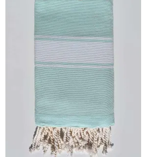 Fouta éponge couleur vert givré Fouta Tunisia - 1