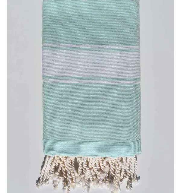 Fouta éponge couleur vert givré Fouta Tunisia - 1