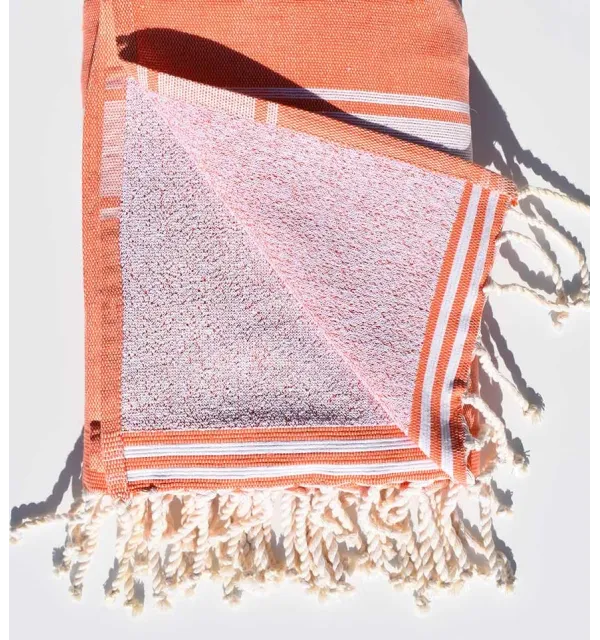 Fouta éponge corail Fouta Tunisia - 2