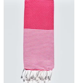 Enfant Nid d'abeille rose  - 1