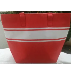 Sac de plage fouta rouge Fouta Tunisia - 3