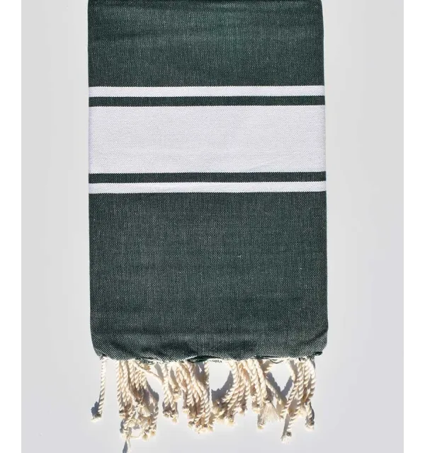 Fouta Plate vert foncé Fouta Tunisia - 1
