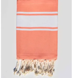 Fouta Plate rose saumon Fouta Tunisia - 1
