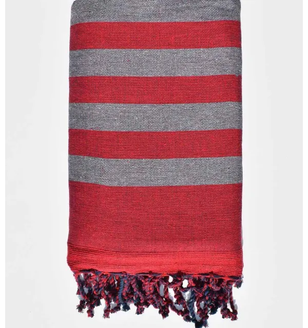 Eponge rouge foncé et gris - 1