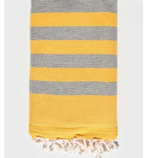 Éponge jaune et gris Fouta Tunisia - 1