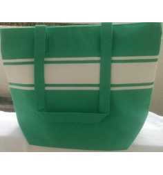 Sac de plage vert clair Fouta Tunisia - 2 2