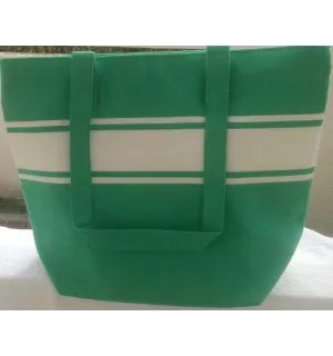 Sac de plage vert clair Fouta Tunisia - 2 2
