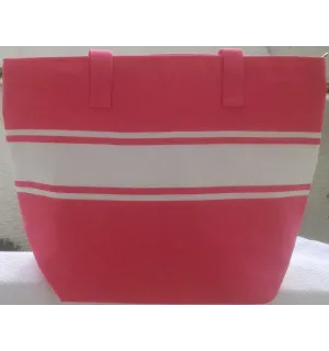 Sac de plage rose fushia Fouta Tunisia - 2 2