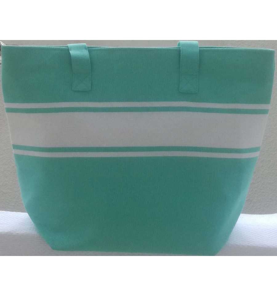 Sac de plage vert turquoise