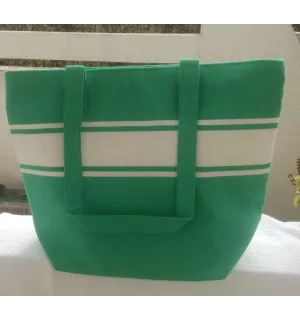 Sac de plage vert clair Fouta Tunisia - 2