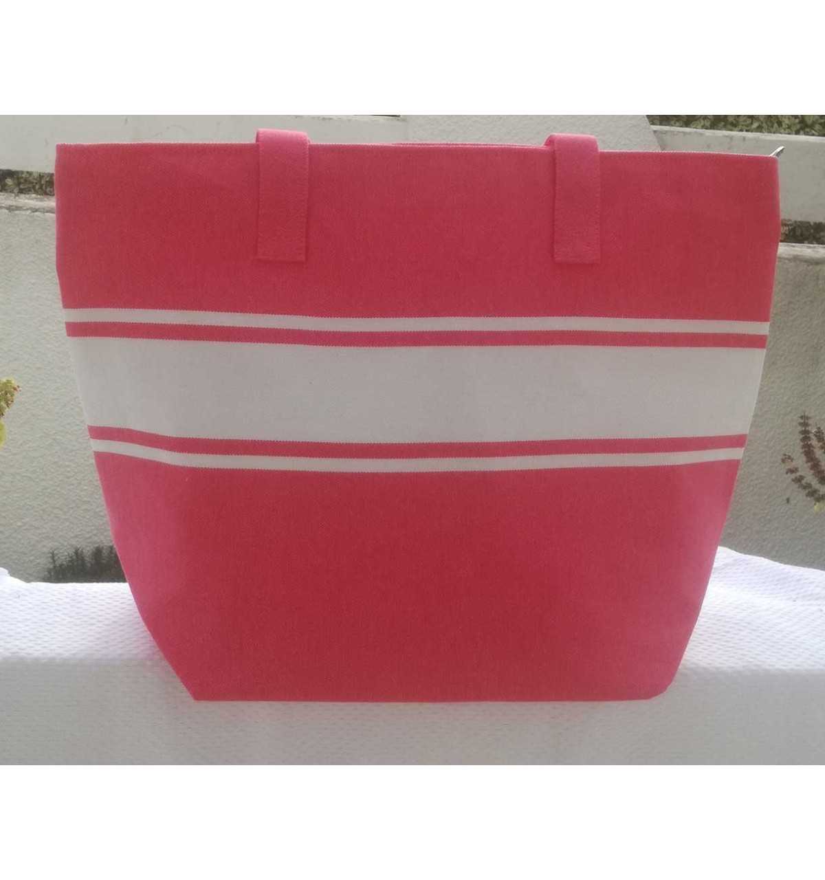 Sac de deals plage rose
