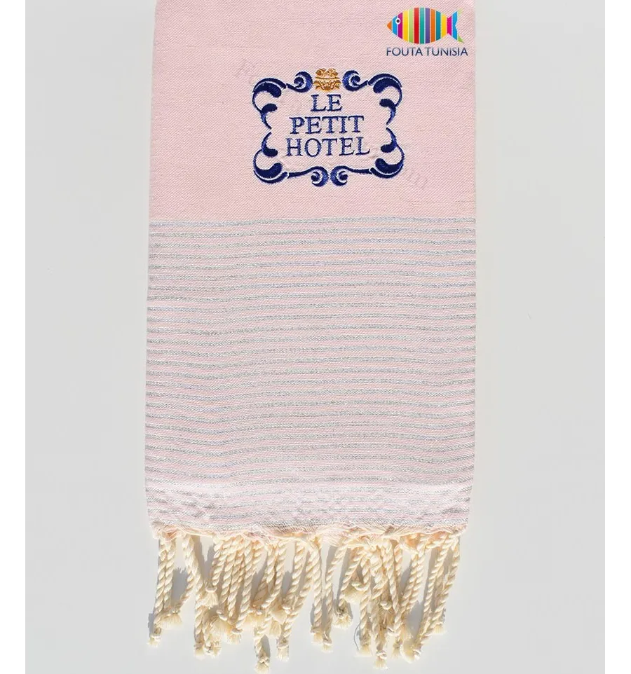 Serviette de plage personnalisée le petit hotel Fouta Tunisia - 3