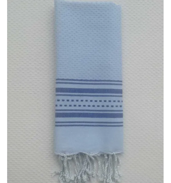 Mini fouta bleu bleuet - 2