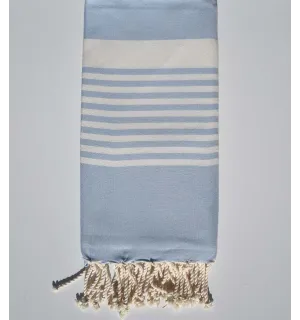 Fouta arthur bleu dragée Fouta Tunisia - 2