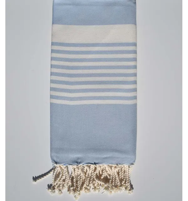Fouta arthur bleu dragée Fouta Tunisia - 2