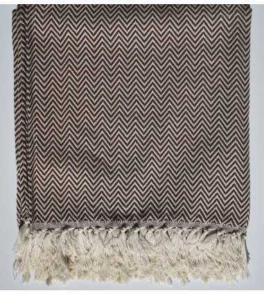 Plaid marron