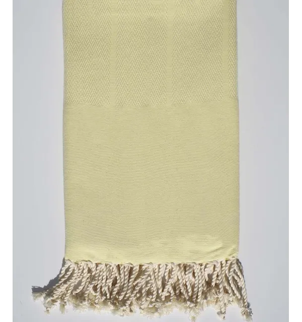 Fouta Chevron jaune Fouta Tunisia - 1
