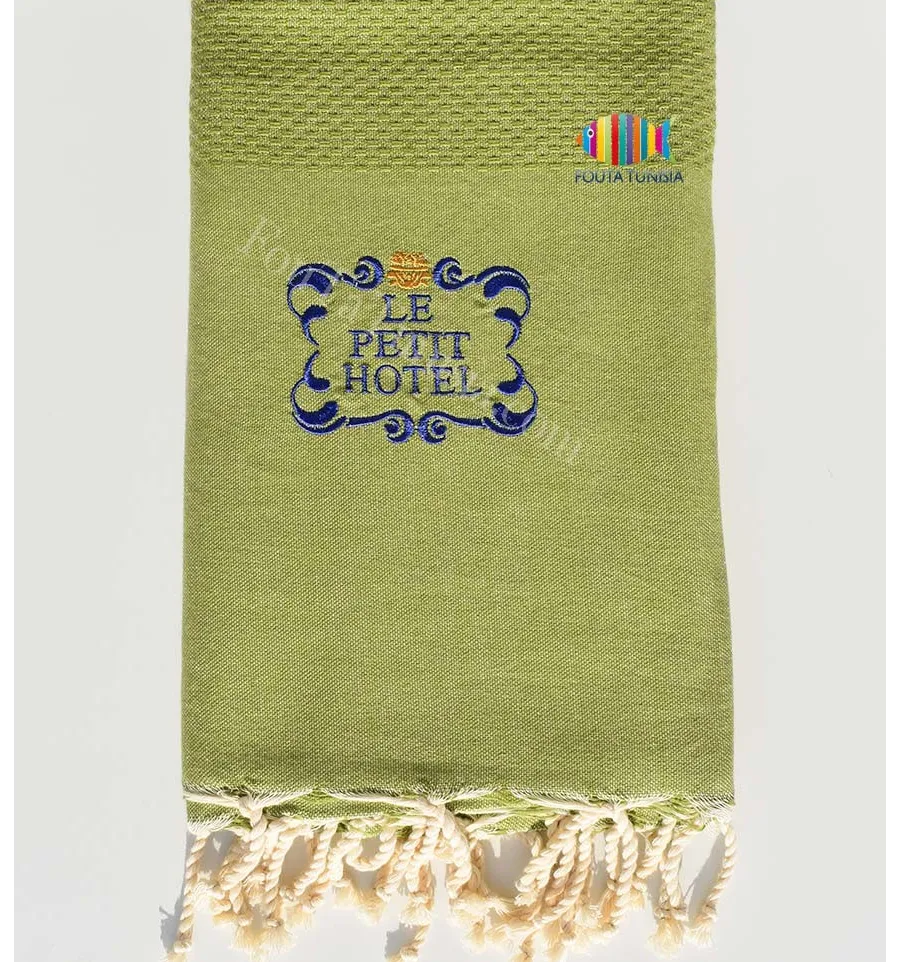 Serviette de plage personnalisée le petit hotel Fouta Tunisia - 5