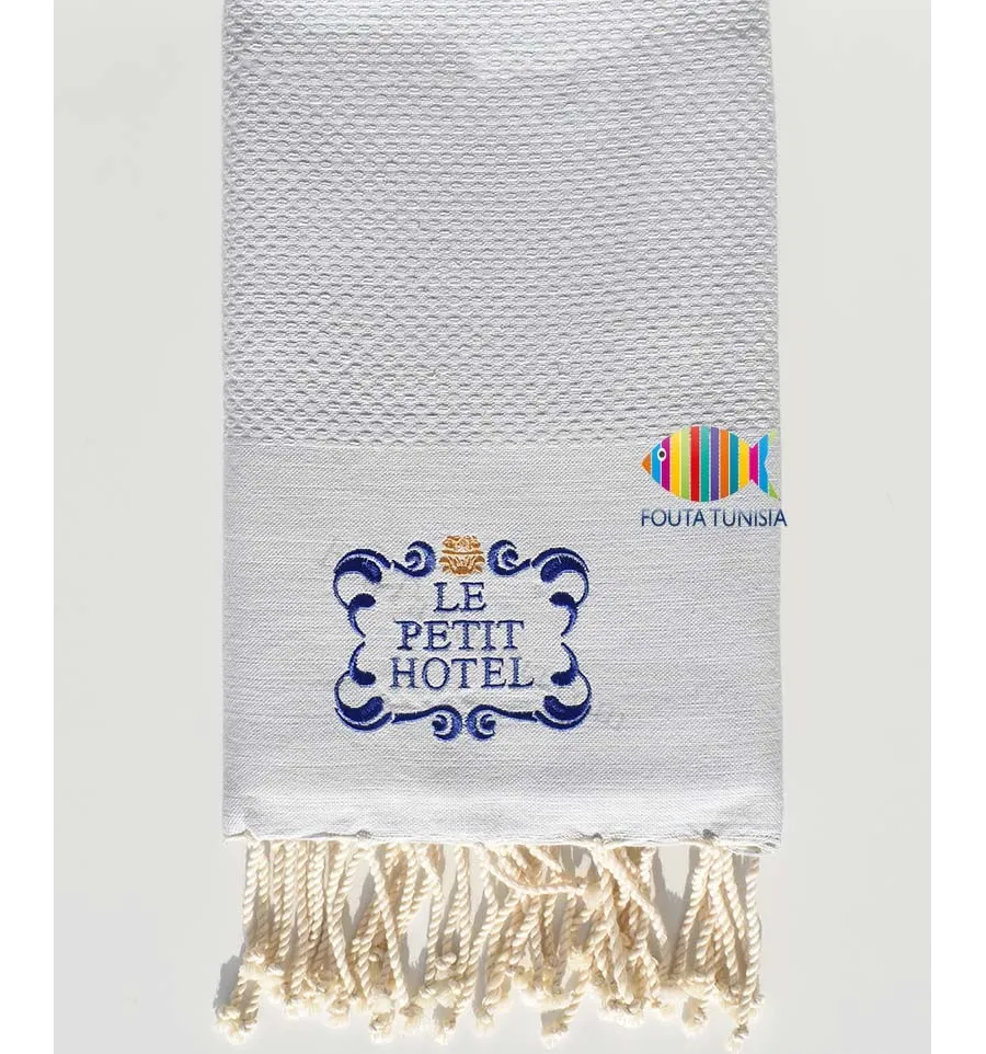 Serviette de plage personnalisée le petit hotel Fouta Tunisia - 6