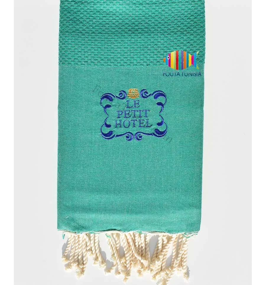 Serviette de plage personnalisée le petit hotel Fouta Tunisia - 9