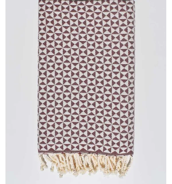Fouta papillon bordeaux Fouta Tunisia - 1