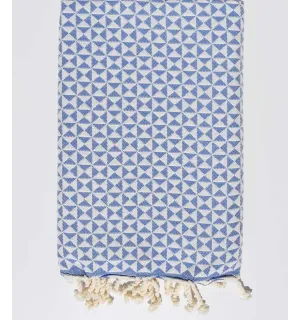 serviette de plage papillon bleu roi  - 1