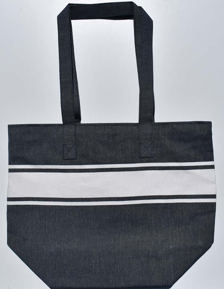 Sac de plage bleu nuit Fouta Tunisia - 1