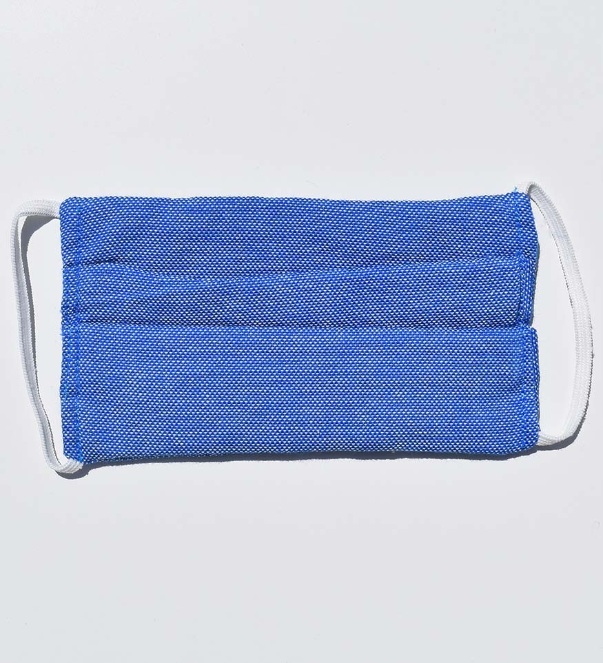 Masque de protection pour enfant bleu  - 1