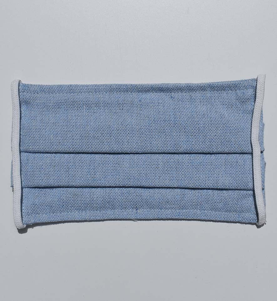 Masque de protection pour enfant bleu ciel  - 1