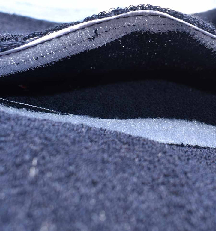 Serviette de plage doublée éponge lavande et bleu nuit Fouta Tunisia - 3