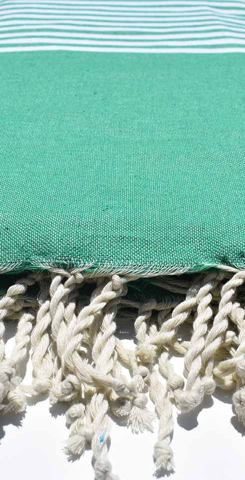 Jeté Fouta vert 2m*3m Fouta Tunisia - 3