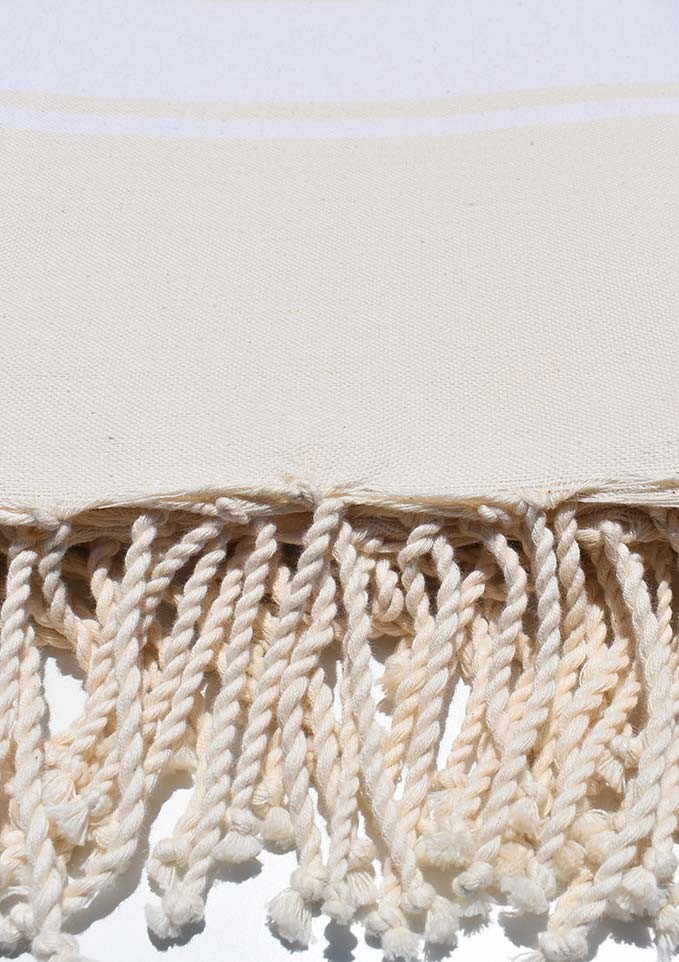 Jeté blanc écru  - 2