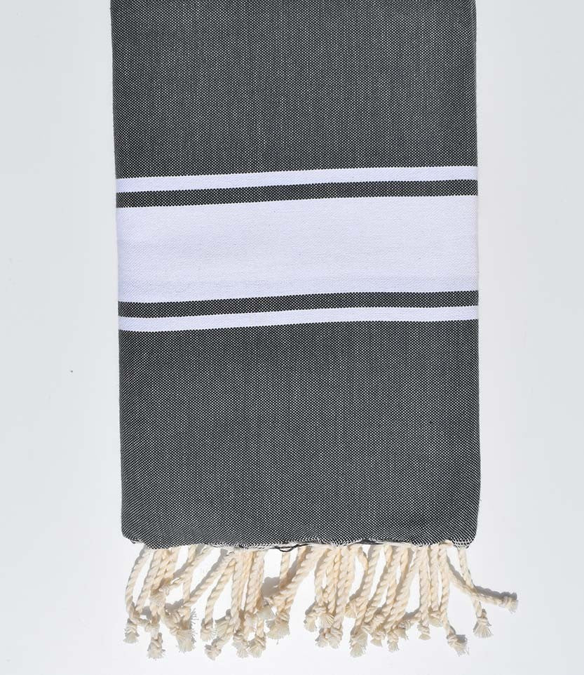 Fouta Plate gris fer Fouta Tunisia - 1