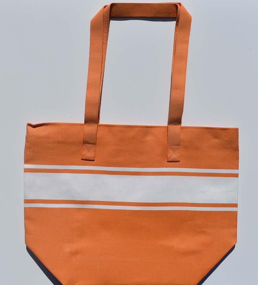 Sac de plage fouta orange Fouta Tunisia - 2