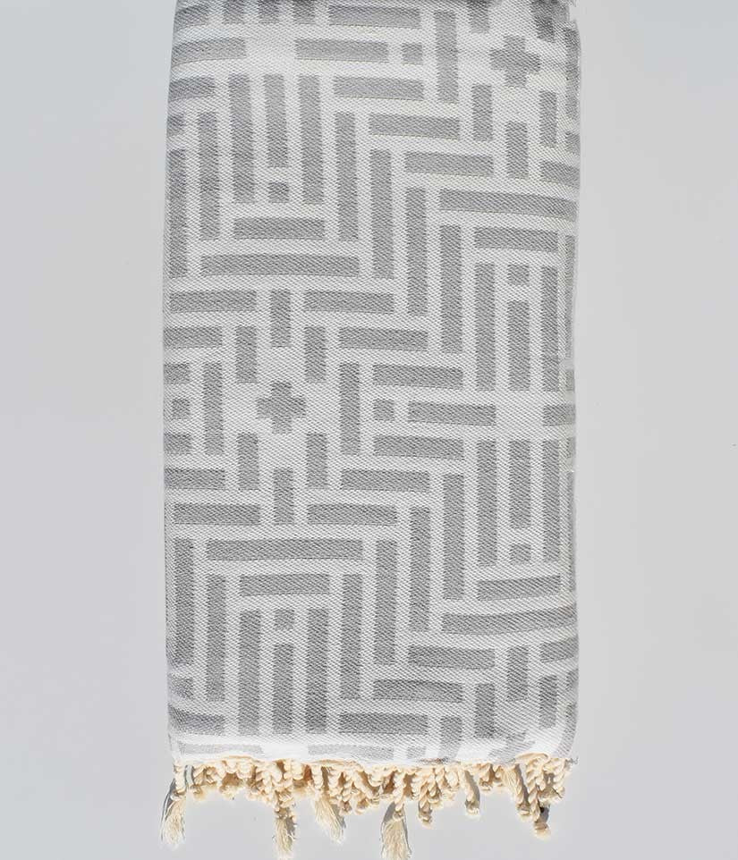 Jeté gris clair 2m*2.9m  - 1